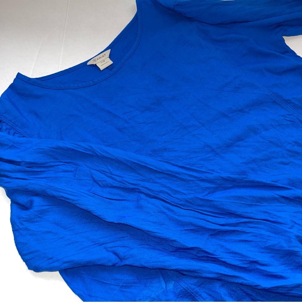 Ariat Women's Blue Long Sleeve Shirt Size Large
